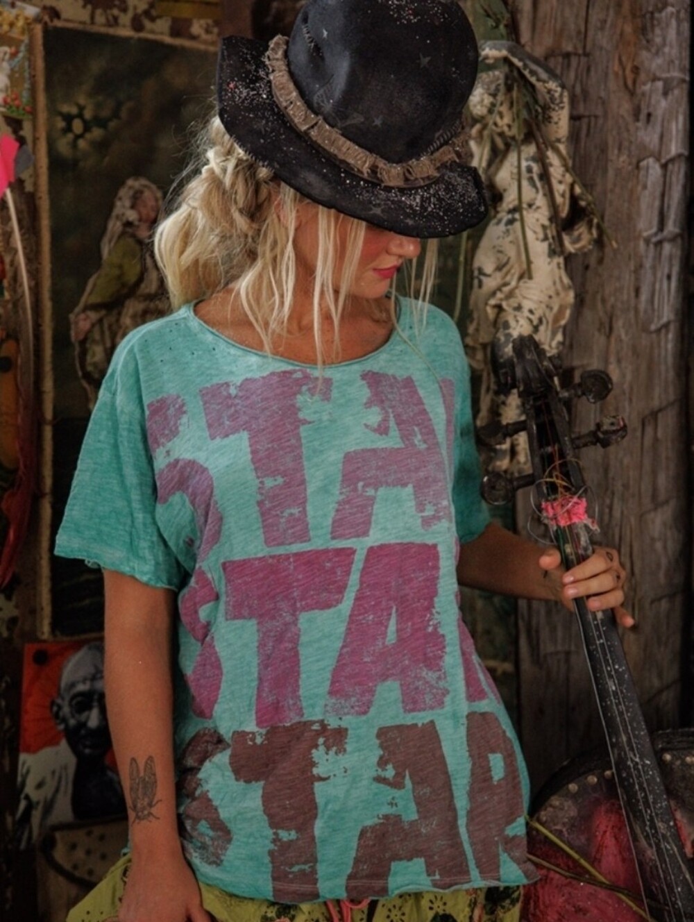 Magnolia Pearl Tee - Star, Star, Star